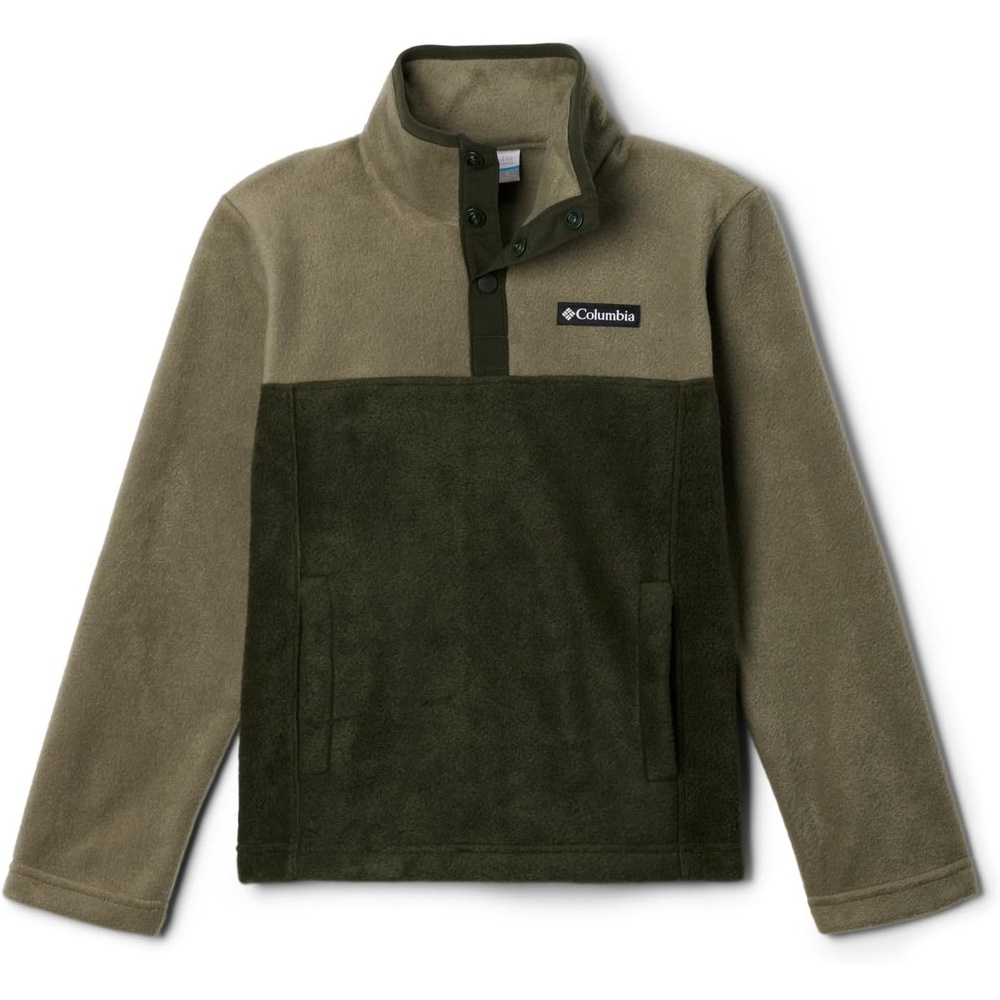 image:imageColumbia Unisex Steen Mtn 14 Snap Fleecepullover fr JugendlicheGreenscapeStone Green