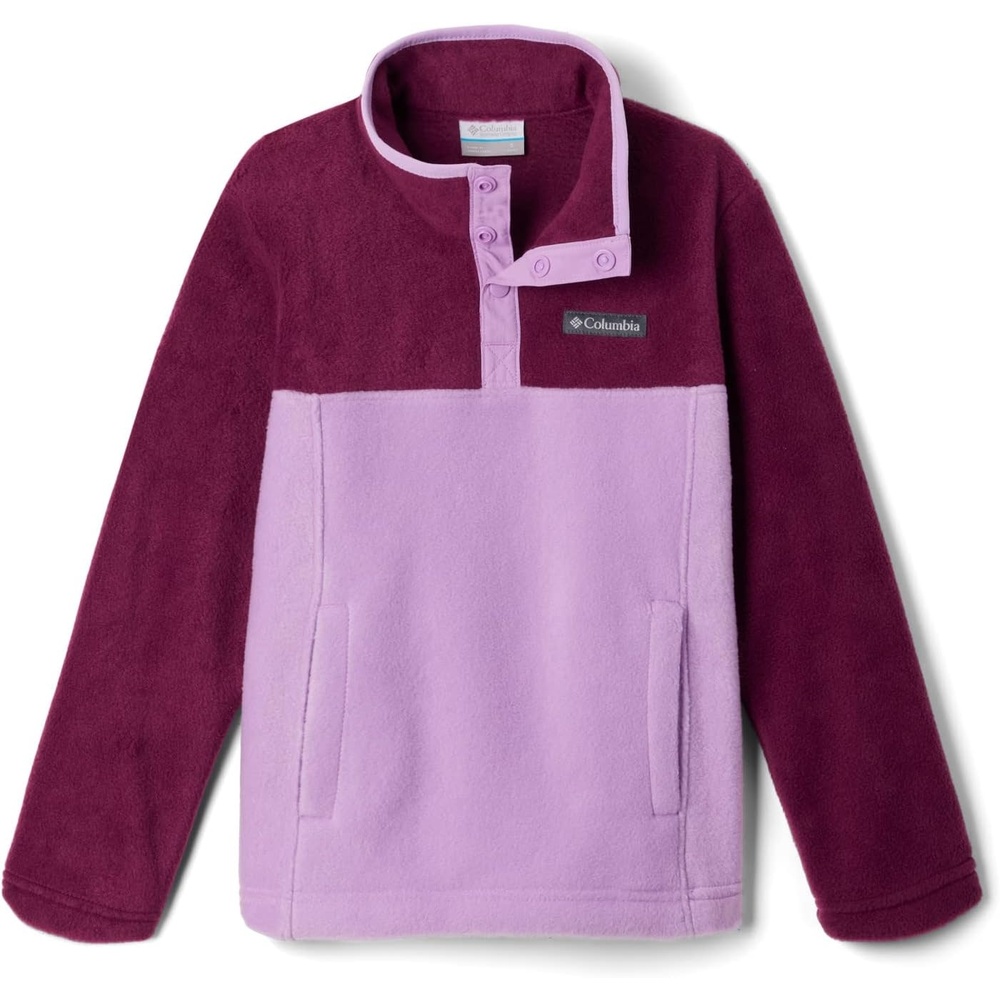 image:imageColumbia Unisex Steen Mtn 14 Snap Fleecepullover fr JugendlicheGumdrop  Marionberry