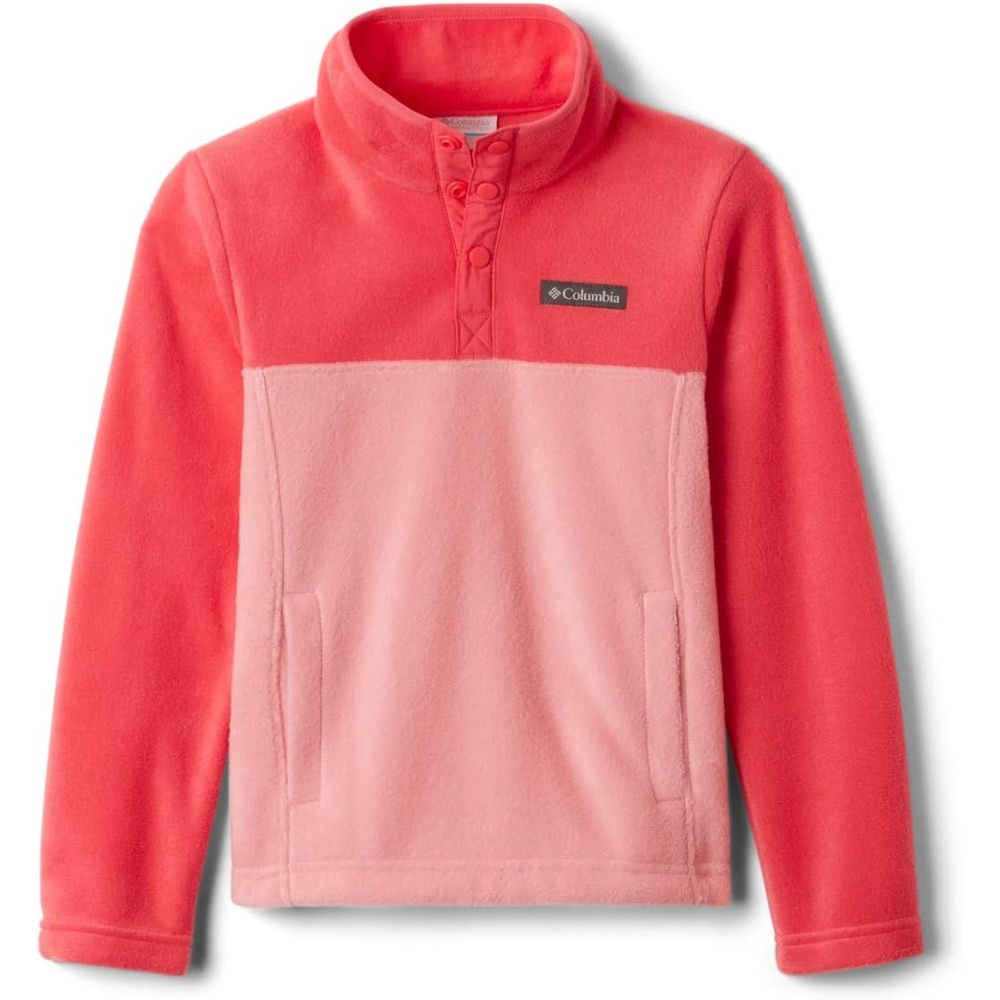 image:imageColumbia Unisex Steen Mtn 14 Snap Fleecepullover fr JugendlichePink Orchid Bright Geranium