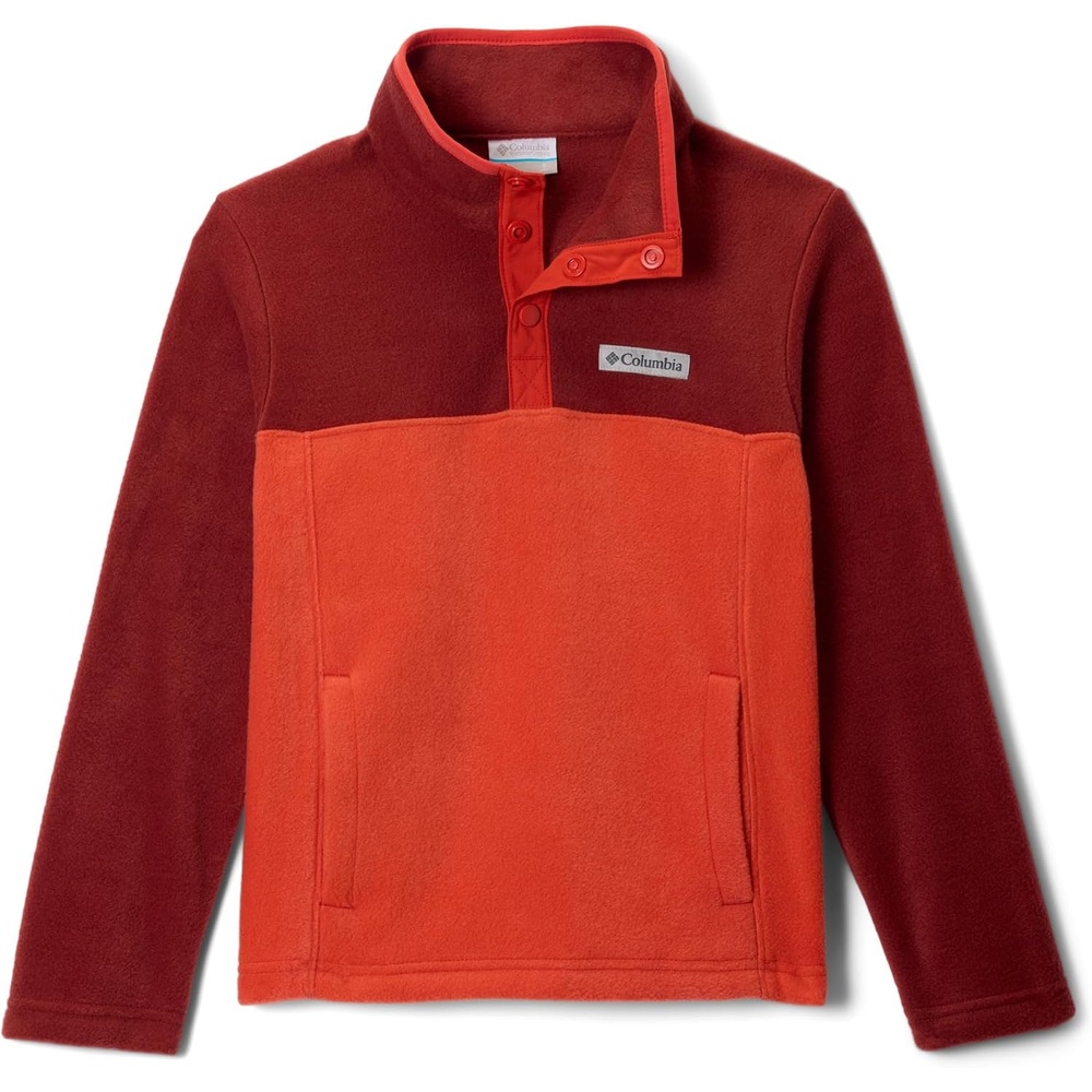 image:imageColumbia Unisex Steen Mtn 14 Snap Fleecepullover fr JugendlicheSuper SonicRed Oxide