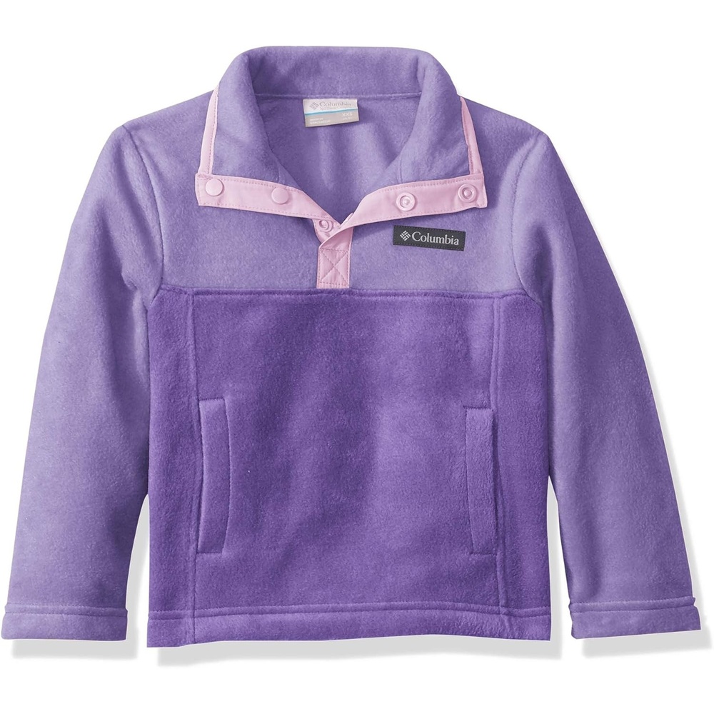 image:imageColumbia Unisex Steen Mtn 14 Snap Fleecepullover fr JugendlicheTraubengummi Paisley Lila