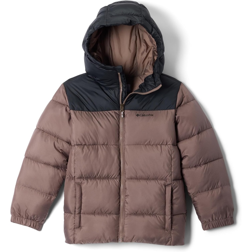 image:imageColumbia Youth Unisex Puffect Hooded Jacket Pufferjacke mit Kapuze 1er PackIron Black