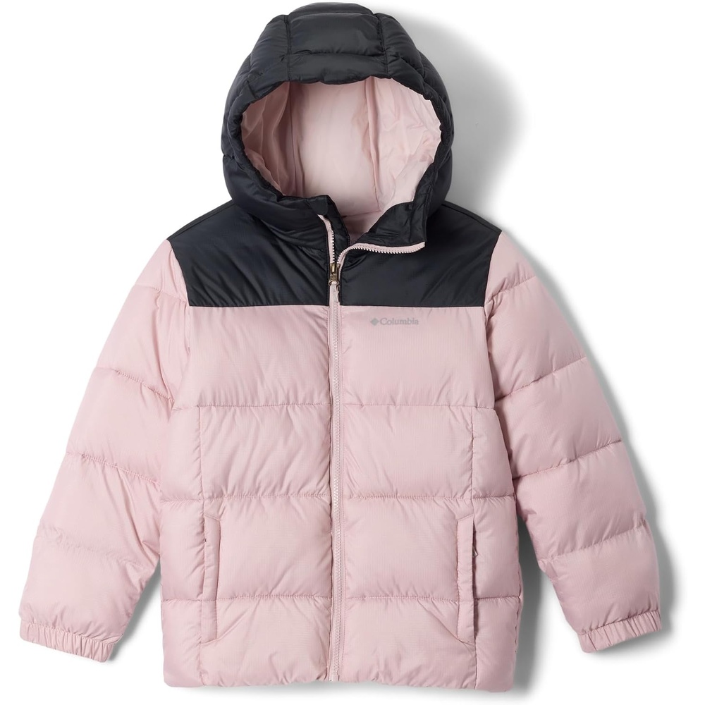 image:imageColumbia Youth Unisex Puffect Hooded Jacket Pufferjacke mit Kapuze 1er PackMineral Pink Black
