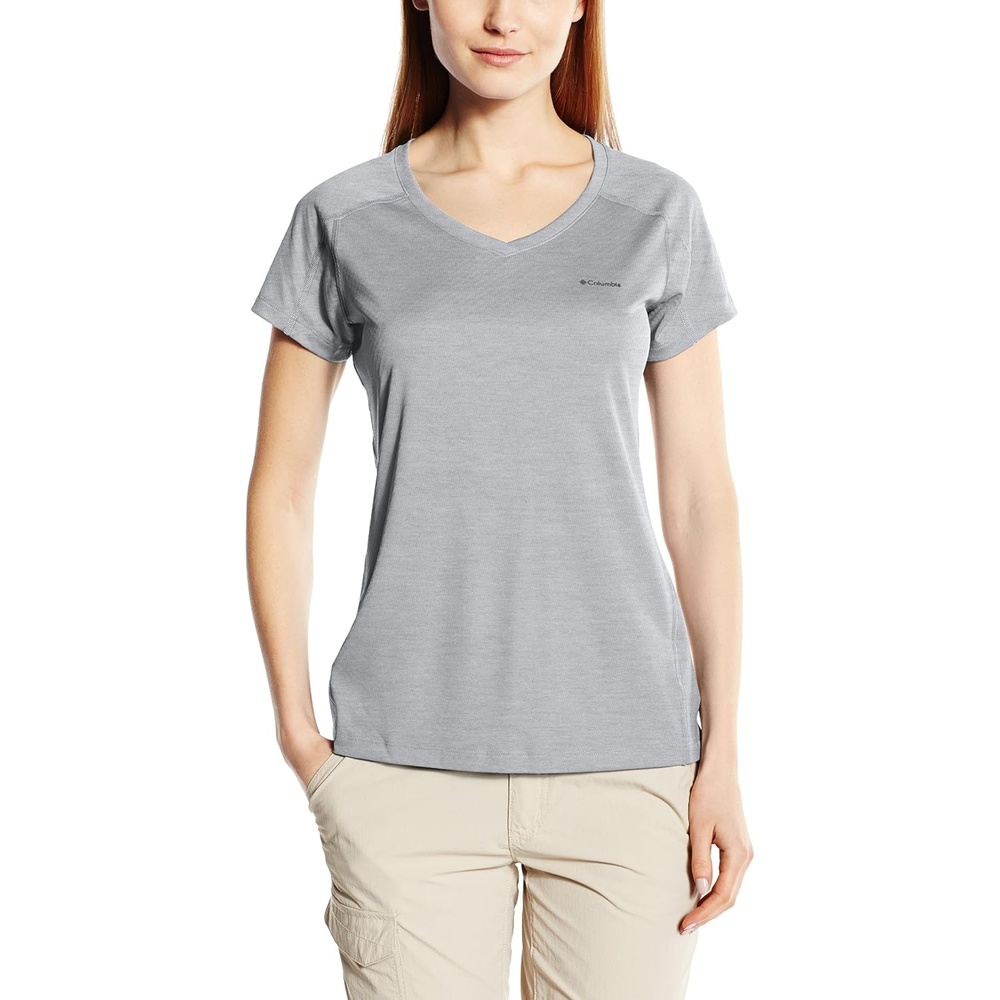 image:imageColumbia Zero Rules Light Short Sleeve Crew Funktionsshirt Kurzarm fr DamenColumbia Grey Heather 039