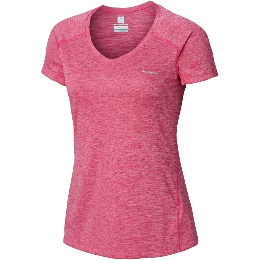 image:imageColumbia Zero Rules Light Short Sleeve Crew Funktionsshirt Kurzarm fr DamenHaute Pink Heather 628