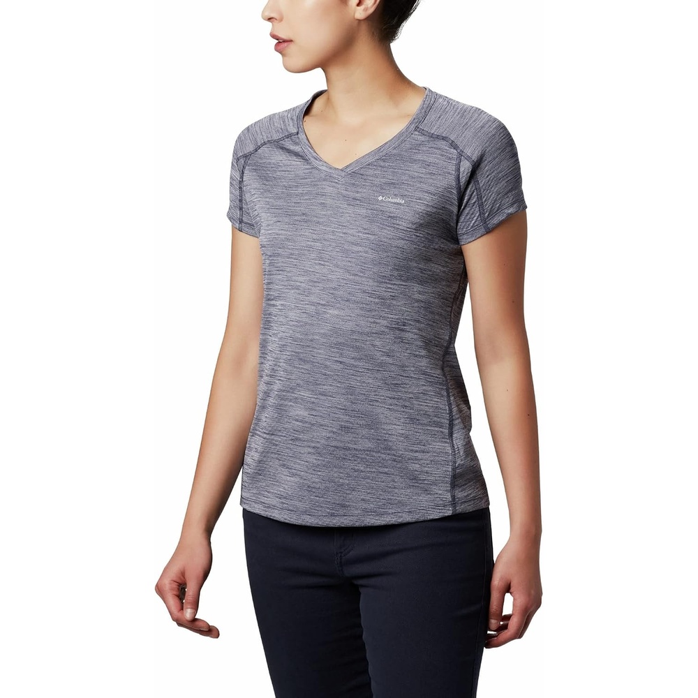 image:imageColumbia Zero Rules Light Short Sleeve Crew Funktionsshirt Kurzarm fr DamenNocturnal Heather 466