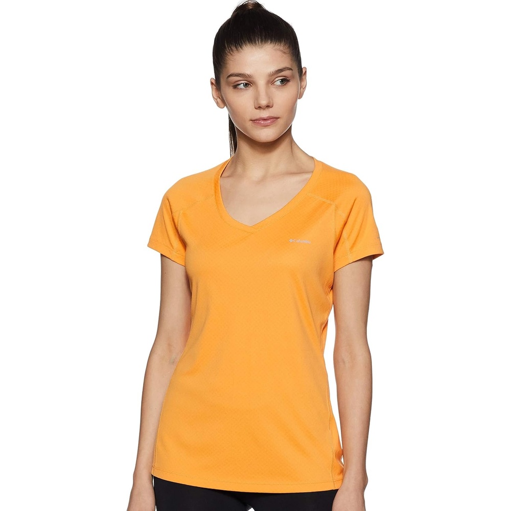 image:imageColumbia Zero Rules Light Short Sleeve Crew Funktionsshirt Kurzarm fr DamenSummer Orange