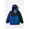 Columbia 2090023CB POWDER LITE II HOODED JAC(Mountain Blue/Collegiate Navy)