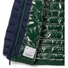 Columbia 2090023CB POWDER LITE II HOODED JAC(Rain Forest  Collegiate Navy)