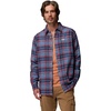 Columbia Cornell Woods Flanell-Langarmhemd für Herren, Langarmshirt, Dark Mountain Textured Plaid, XX-Large