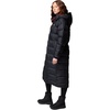 Columbia Damen Pike Lake 3 Long Jacket Pufferjacke mit Kapuze (1er Pack)(Schwarz)