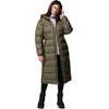 Columbia Damen Pike Lake 3 Long Jacket Pufferjacke mit Kapuze (1er Pack)(Stone Green)