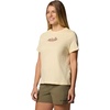 Columbia Damen t-Shirts (1er Pack)(Lemon Wash/Elevated Script)
