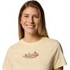 Columbia Damen t-Shirts (1er Pack)(Lemon Wash/Elevated Script)