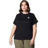 Columbia Damen t-Shirts (1er Pack)(Schwarz/Gestapelter Edelstein)
