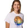 Columbia Damen t-Shirts (1er Pack)(Weiß/S25 Pride)