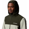 Columbia Heather Canyon II Hooded Jacket, Softshelljacke für Herren(Safari/Greenscape)
