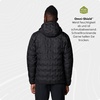 Columbia Herren Delta Ridge™ II Down Hooded Jacket Daunenjacke mit Kapuze (1er Pack)(Schwarz)