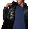 Columbia Herren Powder Lite 2 Bedruckte Jacke Pufferjacke (1er Pack)(Black Topolines Print)