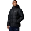 Columbia Herren Puffect 4 Hooded Jacket Pufferjacke mit Kapuze (1er Pack)(Schwarz)