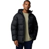Columbia Herren Puffect 4 Hooded Jacket Pufferjacke mit Kapuze (1er Pack)(Schwarz)