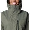 Columbia Hikebound II Jacket, Wasserdichte Regenjacke für Damen(Stone Green)