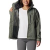 Columbia Hikebound II Jacket, Wasserdichte Regenjacke für Damen(Stone Green)