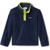 Columbia Unisex Steen Mtn 1/4 Snap Fleecepullover für Jugendliche(Collegiate Navy  Bright Chartreuse)