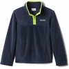 Columbia Unisex Steen Mtn 1/4 Snap Fleecepullover für Jugendliche(Collegiate Navy  Bright Chartreuse)
