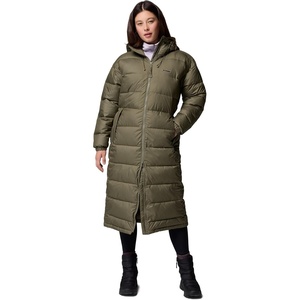 Columbia Damen Pike Lake 3 Long Jacket Pufferjacke mit Kapuze (1er Pack)(Stone Green)
