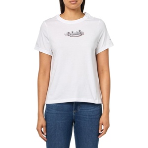 Columbia Damen t-Shirts (1er Pack)(Weiß/Elevated Script)