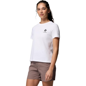 Columbia Damen t-Shirts (1er Pack)(White  Stacked Gem Mini)