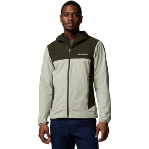 Columbia Heather Canyon II Hooded Jacket, Softshelljacke für Herren(Safari/Greenscape)