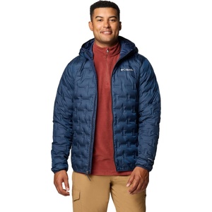 Columbia Herren Delta Ridge™ II Down Hooded Jacket Daunenjacke mit Kapuze (1er Pack)(Collegiate Navy)