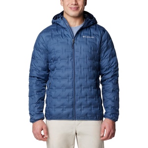 Columbia Herren Delta Ridge™ II Down Hooded Jacket Daunenjacke mit Kapuze (1er Pack)(Dark Mountain)