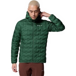 Columbia Herren Delta Ridge™ II Down Hooded Jacket Daunenjacke mit Kapuze (1er Pack)(Regenwald)