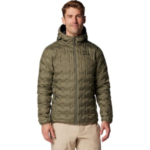 Columbia Herren Delta Ridge™ II Down Hooded Jacket Daunenjacke mit Kapuze (1er Pack)(Stone Green)