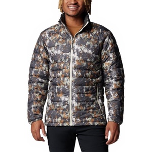 Columbia Herren Powder Lite 2 Bedruckte Jacke Pufferjacke (1er Pack)(Dark Stone Timberwild-aufdruck)