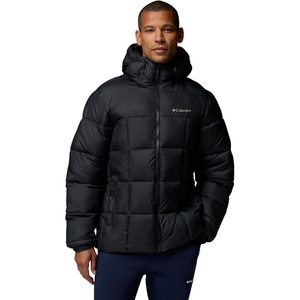 Columbia Herren Puffect 4 Hooded Jacket Pufferjacke mit Kapuze (1er Pack)(Schwarz)