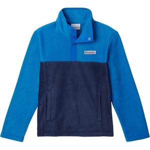 Columbia Unisex Steen Mtn 1/4 Snap Fleecepullover für Jugendliche(Collegial Navy/Shiny Indigo)