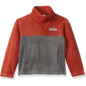 Columbia Unisex Steen Mtn 1/4 Snap Fleecepullover für Jugendliche(Grill/Karneol Rot)