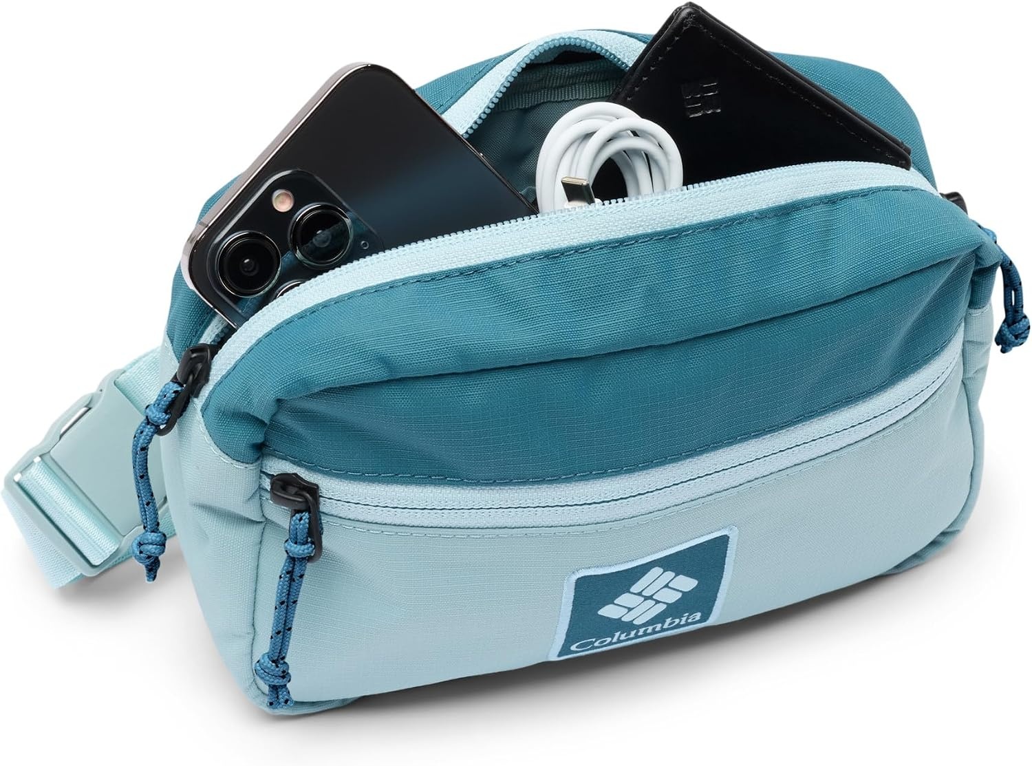 image:imageColumbia Trail Traveler Hfttasche sichere Wasserabweisende Reisetasche zum WandernEverblueCrushed BlueMarine Light
