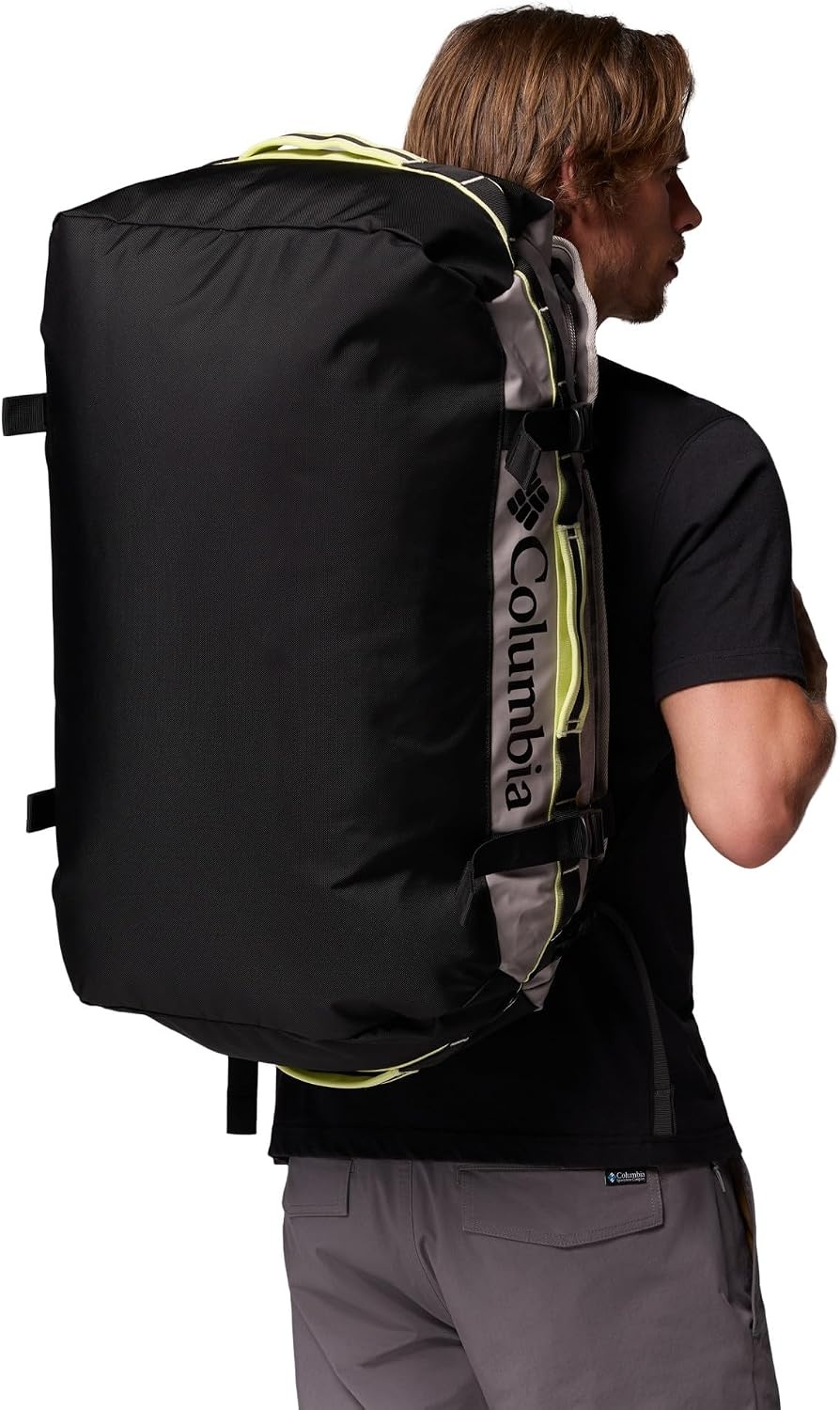 image:imageColumbia Unisex Landroamer 60L Duffel DuffleTasche TabakDelta EinheitsgreFlint GreyBlackCitron Haze