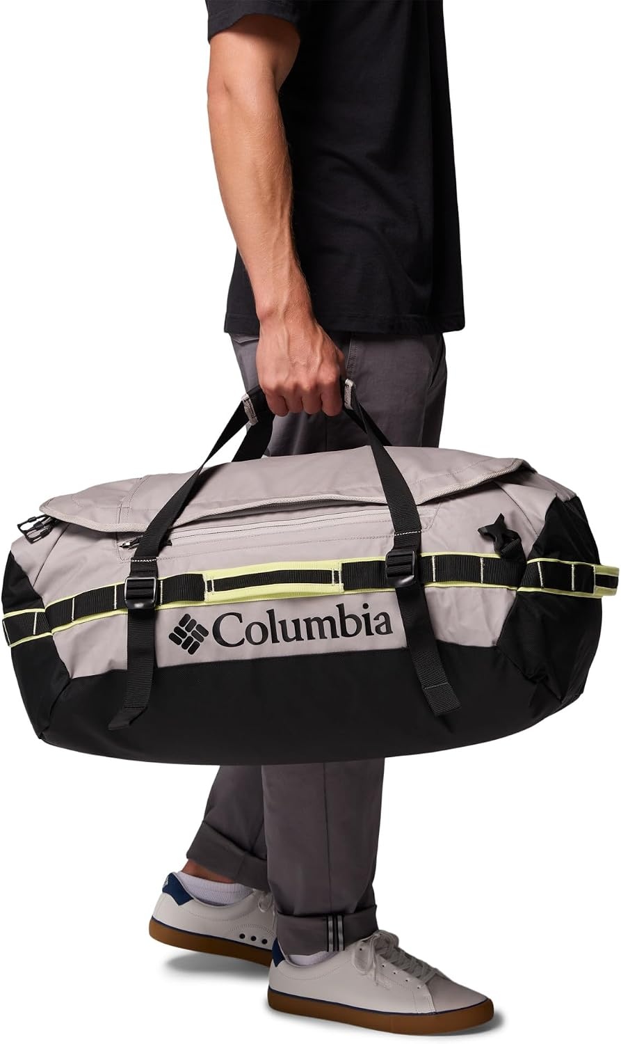 image:imageColumbia Unisex Landroamer 60L Duffel DuffleTasche TabakDelta EinheitsgreFlint GreyBlackCitron Haze