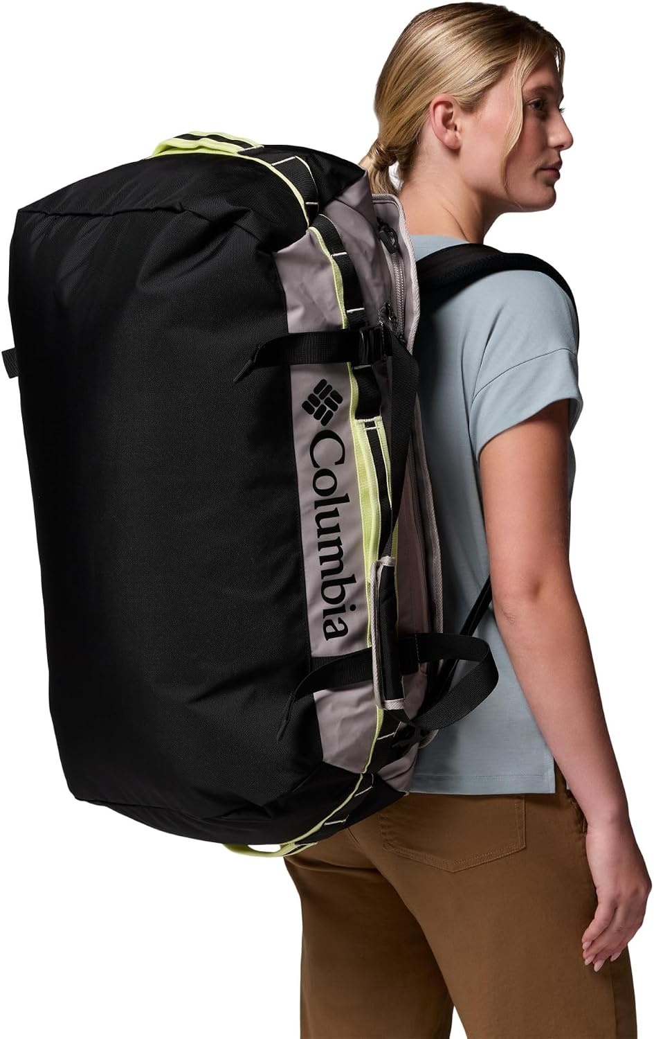 image:imageColumbia Unisex Landroamer 60L Duffel DuffleTasche TabakDelta EinheitsgreFlint GreyBlackCitron Haze