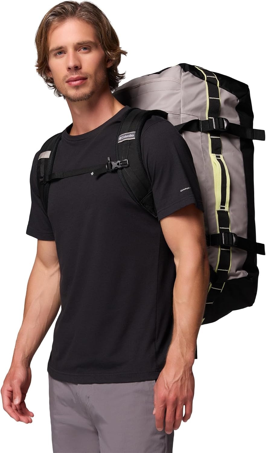 image:imageColumbia Unisex Landroamer 60L Duffel DuffleTasche TabakDelta EinheitsgreFlint GreyBlackCitron Haze