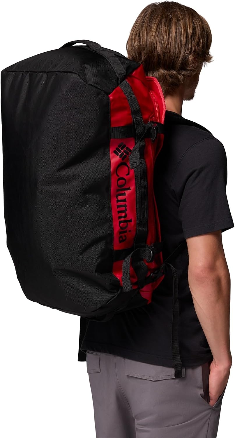image:imageColumbia Unisex Landroamer 60L Duffel DuffleTasche TabakDelta EinheitsgreMountain RedBlack