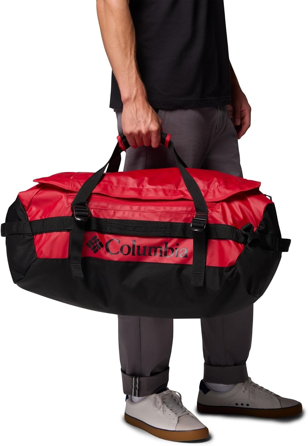 image:imageColumbia Unisex Landroamer 60L Duffel DuffleTasche TabakDelta EinheitsgreMountain RedBlack